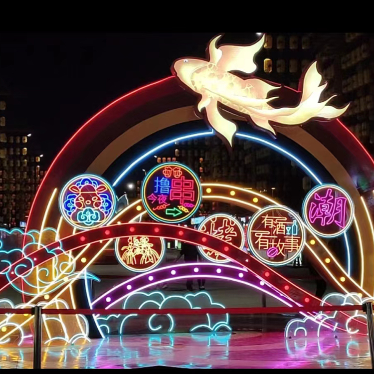 商业灯光美陈